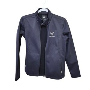 Topgolf Black Zip Up Fleece Lined Jacket & TopGolf Short sleeve top Outerwear Sm